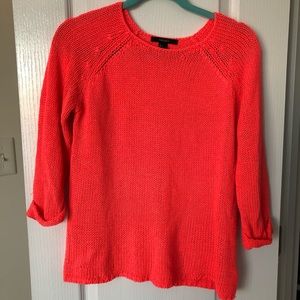 Bright colored sweater